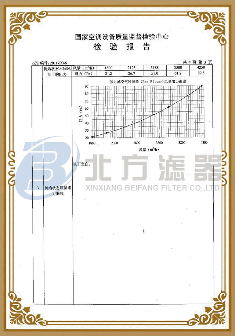 預(yù)過(guò)濾空氣過(guò)濾器檢測(cè)報(bào)告-4